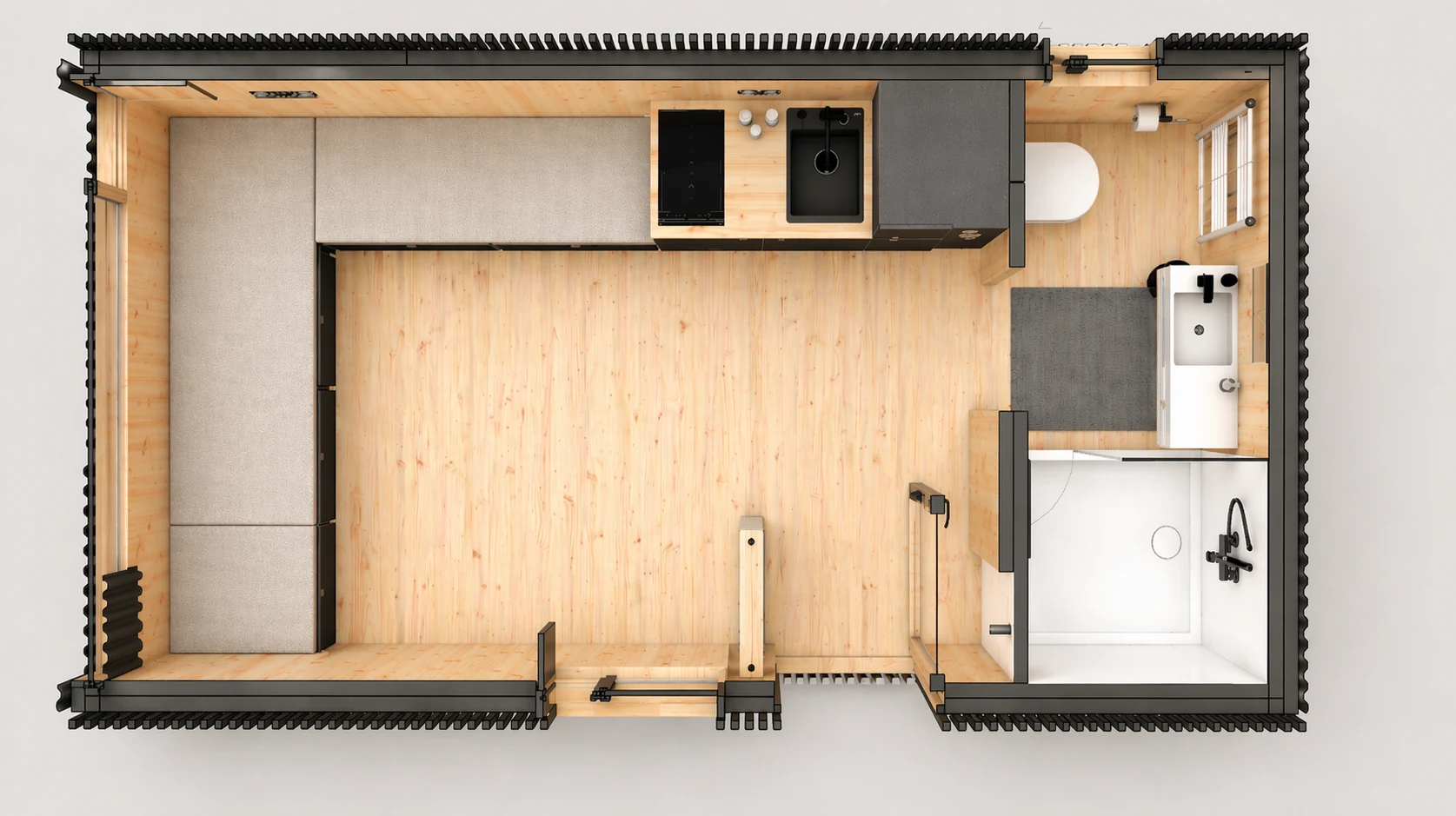Plan d'aménagement YONO Studio